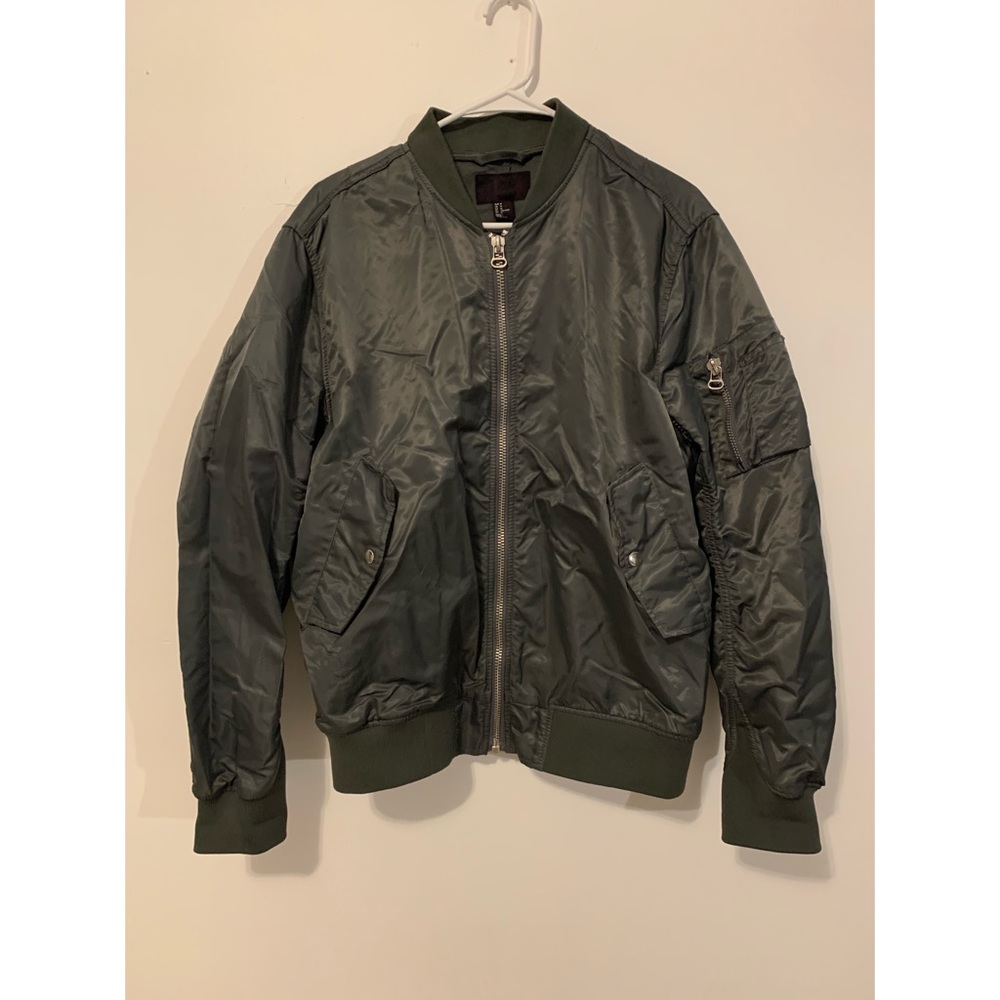 SOLD! Oversized reflective bomber jacket